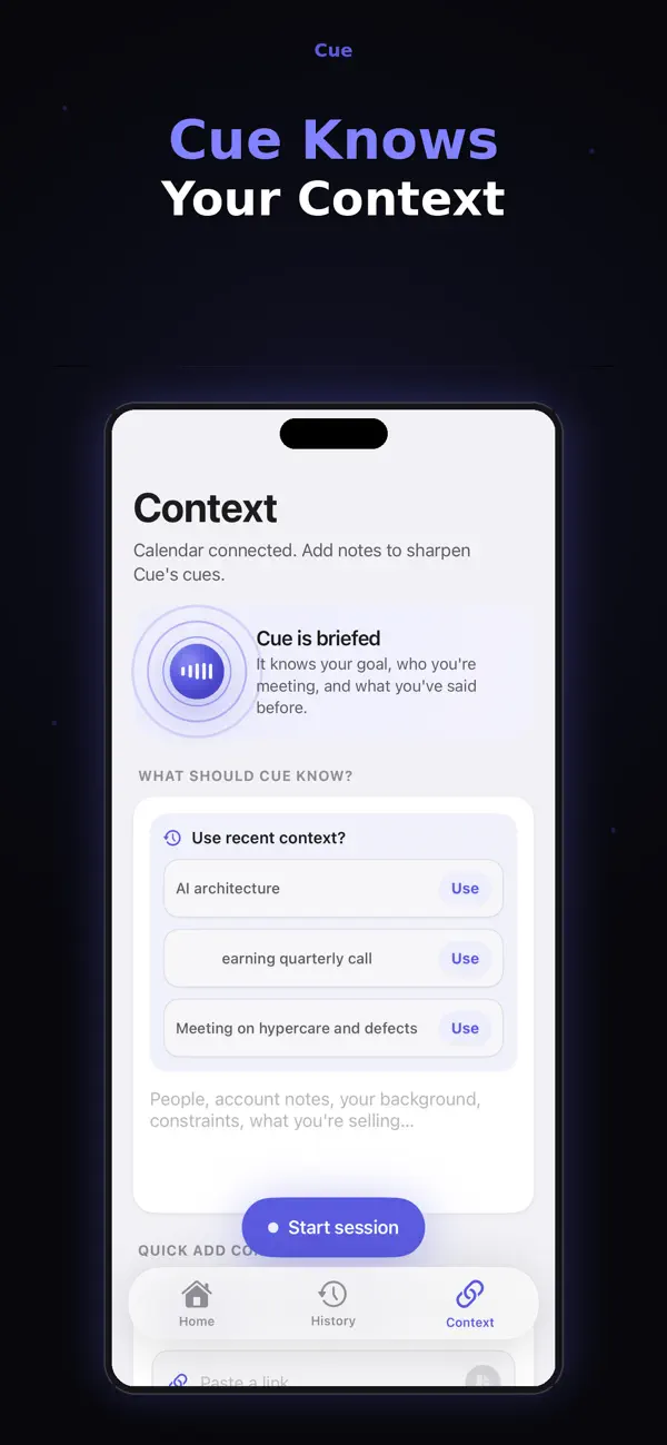 Cue Live Coach screenshot 3
