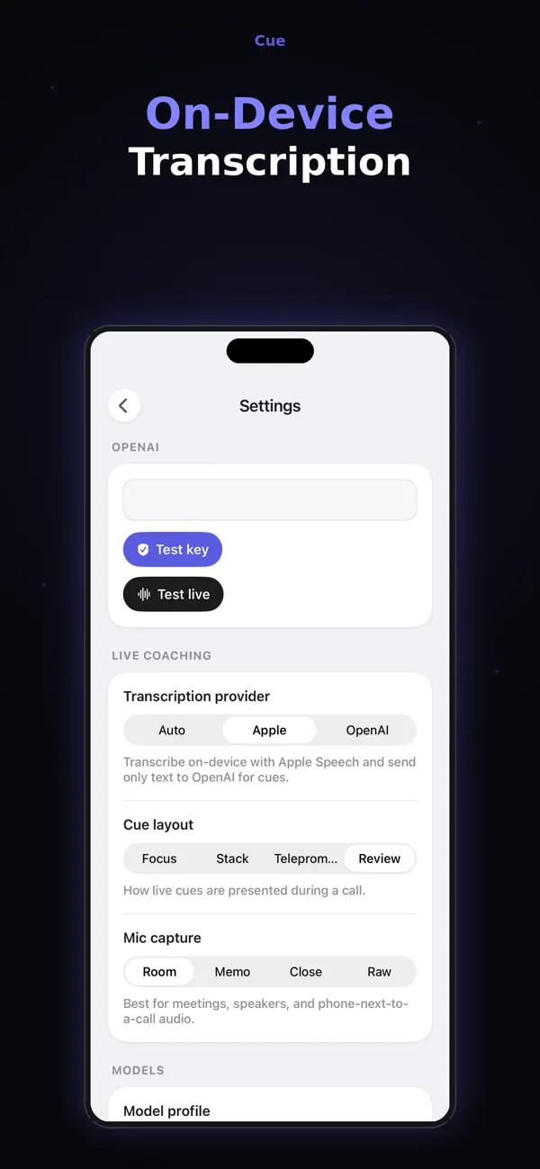 Cue Live Coach screenshot 4