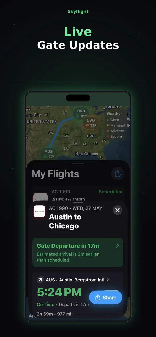 SkyFlight Tracker screenshot 2