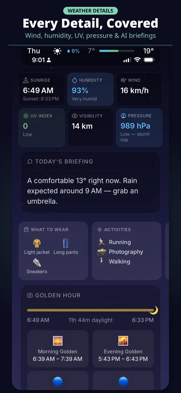 SkyGazer Weather screenshot 1